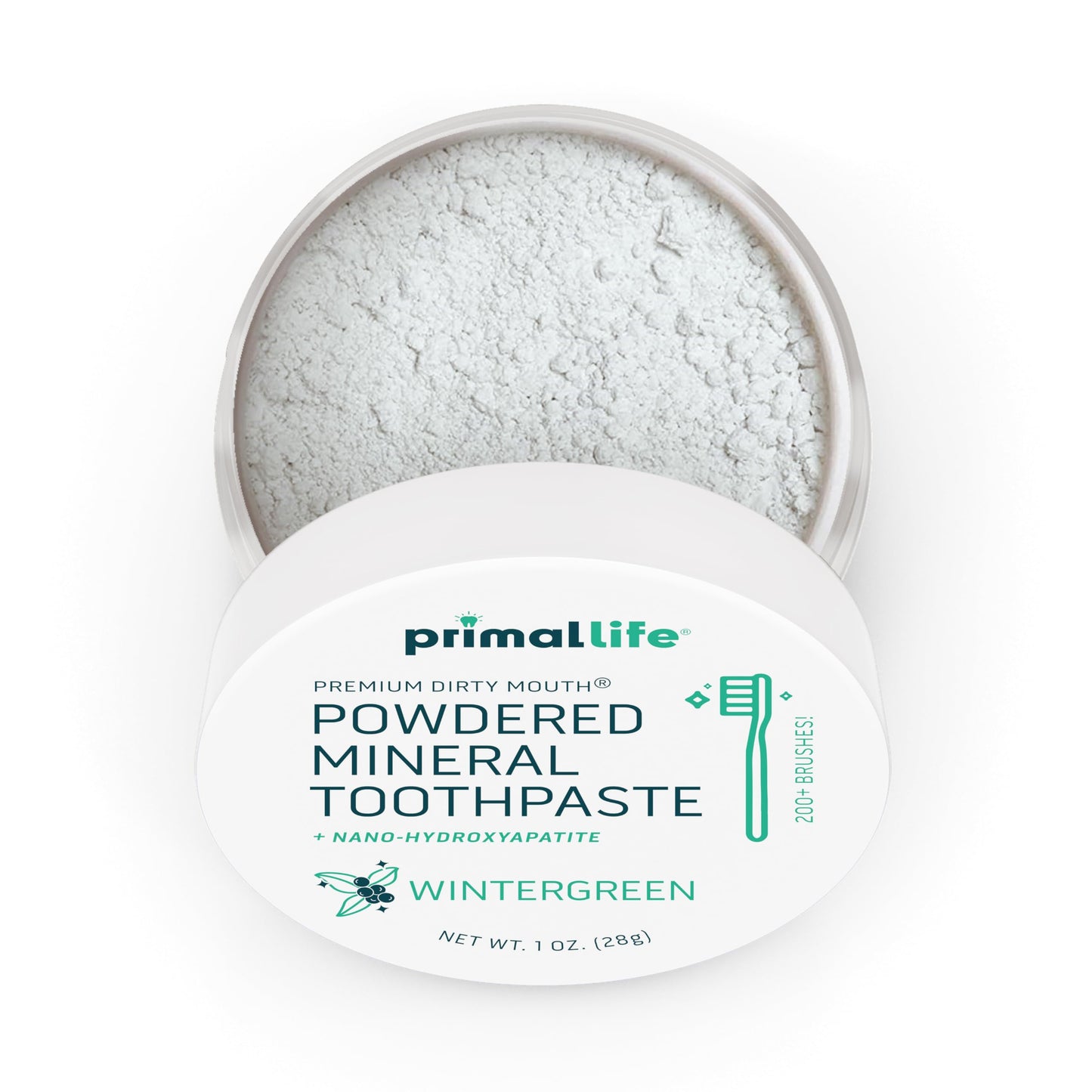 Fluoride-Free Remineralizing Tooth Powder, Bubblegum – Primal Life Organics