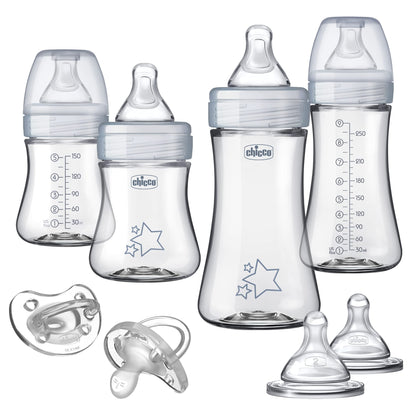 Chicco Duo 5oz Hybrid Baby Bottle with Invinci-Glass Interior (2-Pack)