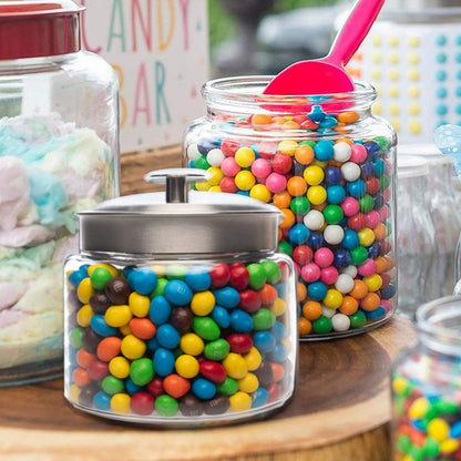 Glass Storage Jars with Fresh-Sealed Lids, 96 oz, 2-Pack – Anchor Hocking