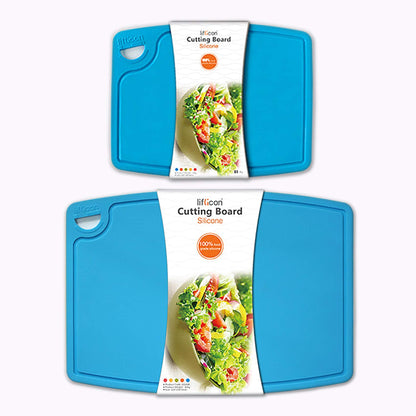 Non-Toxic Food-Grade Silicone Cutting Board Set, 3-Piece – Liflicon