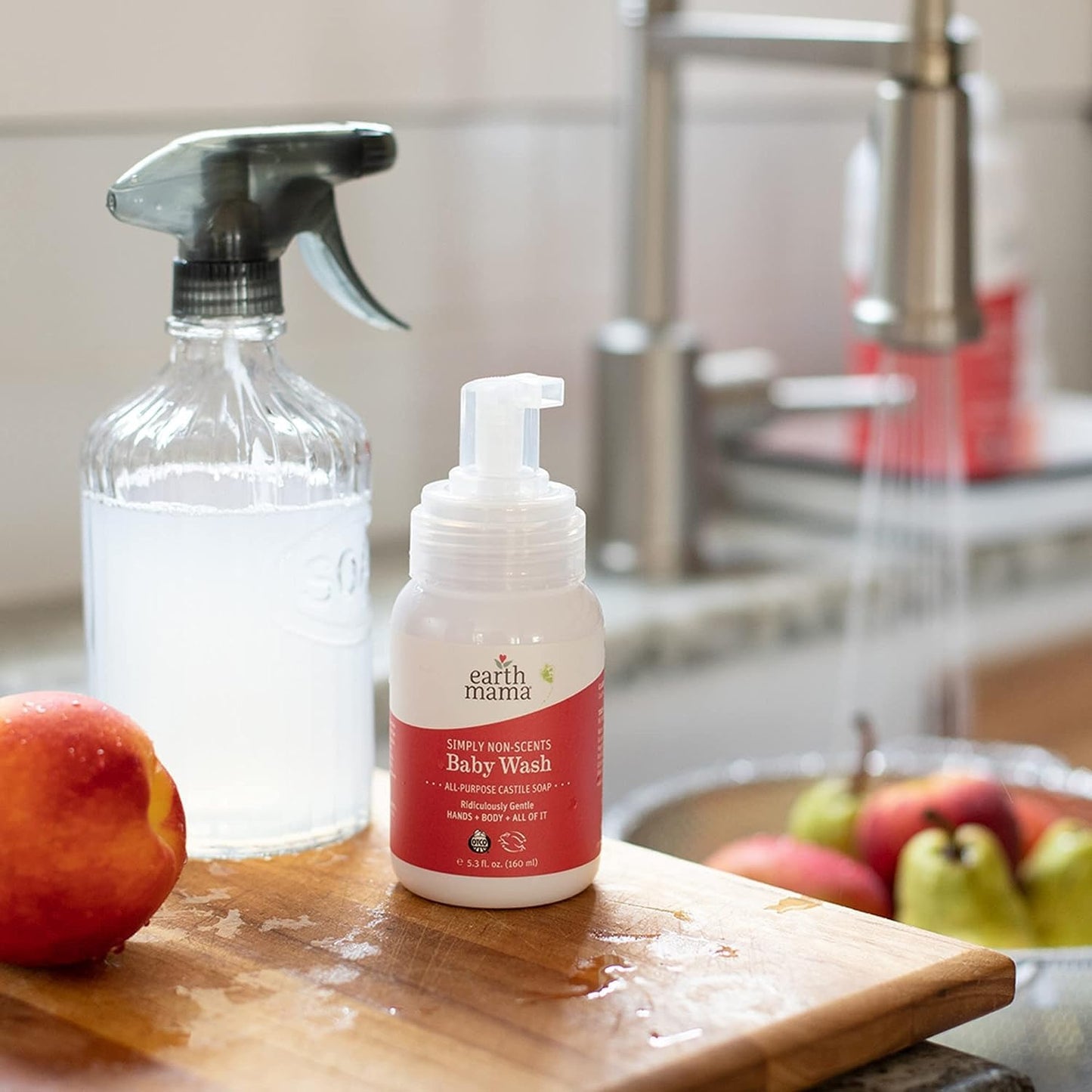Earth Mama Simply Non-Scents: Organic Foaming Castile Refill