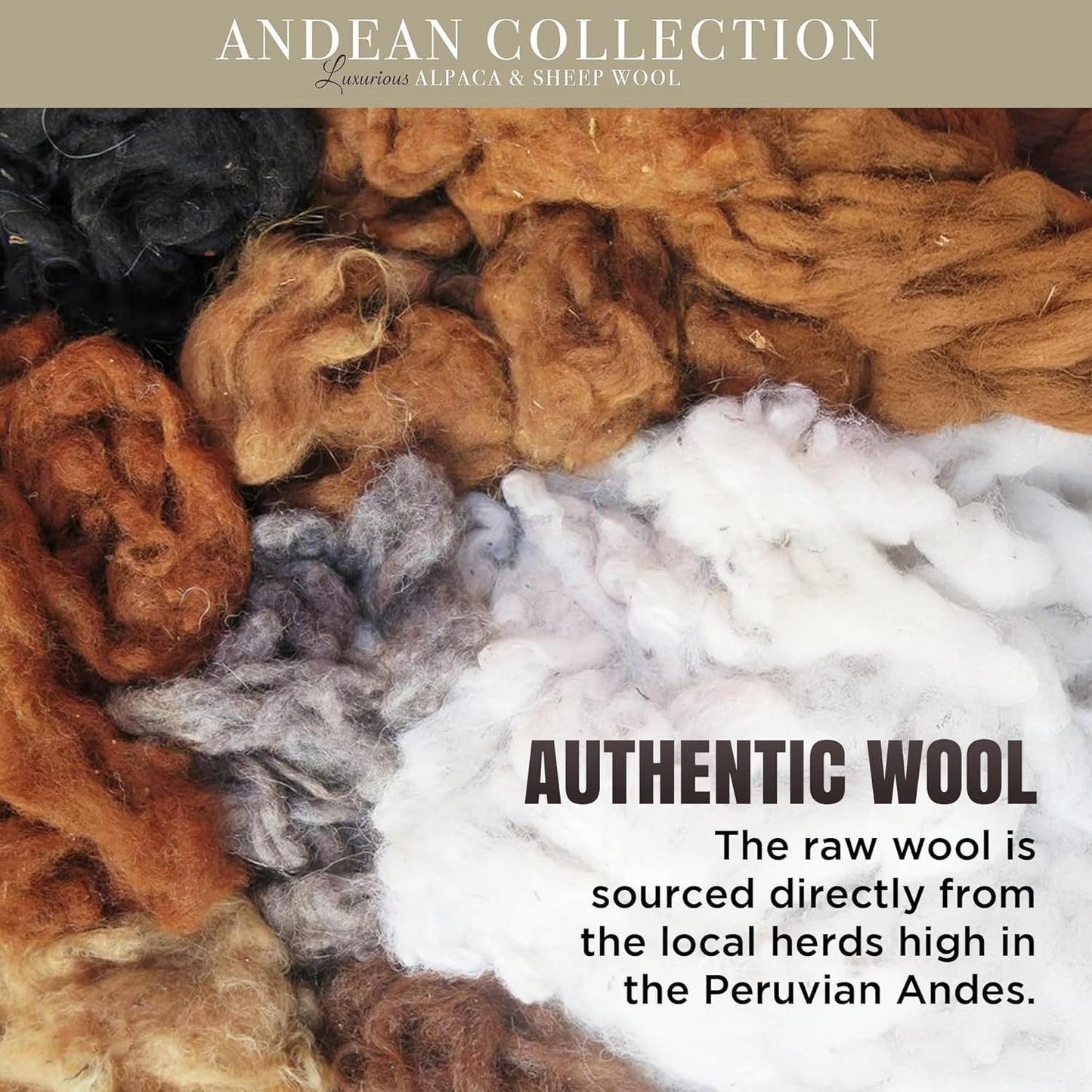Natural Alpaca & Sheep Wool Blanket: Heavyweight 4.2 lb Twin Bedding