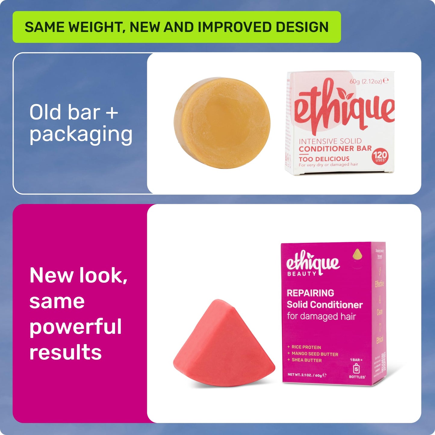 Plastic-Free Everyday Conditioner Bar with Vitamin C, Vegan – Ethique