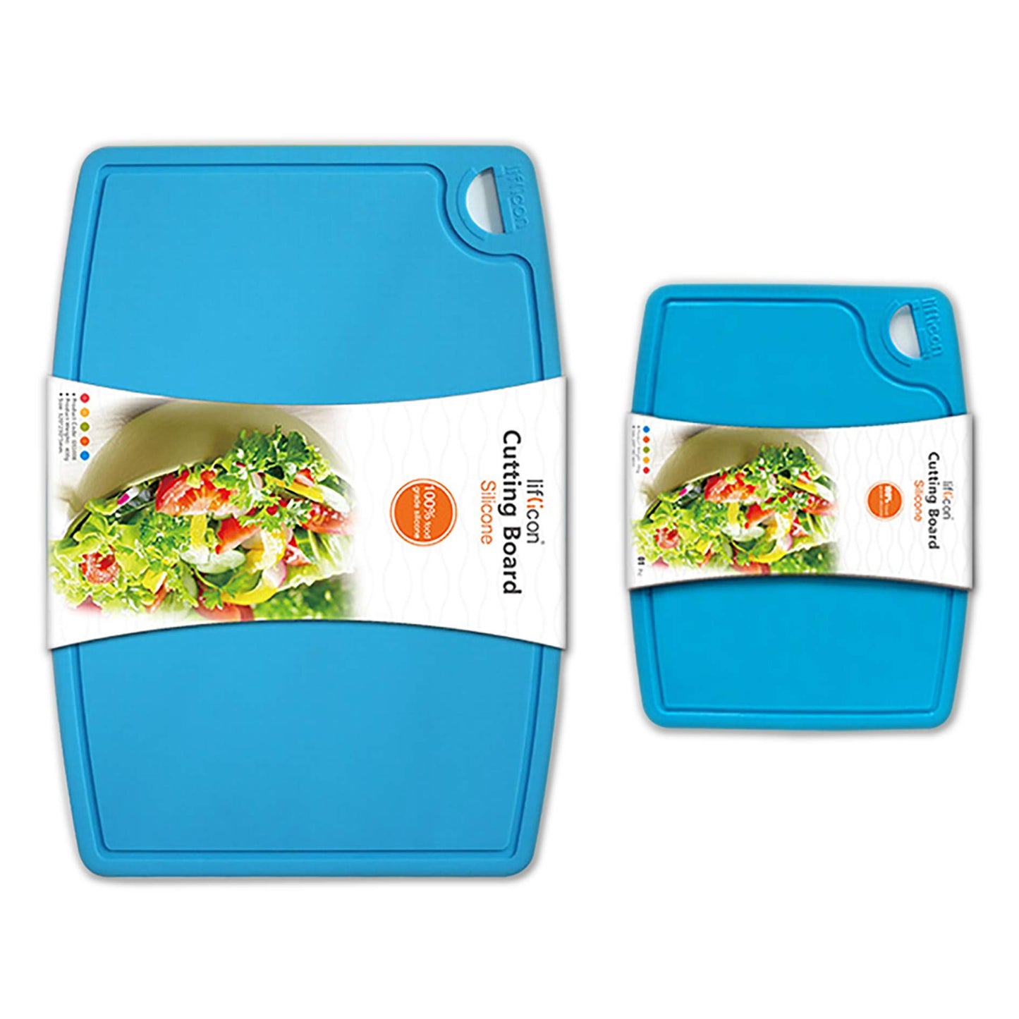 Non-Toxic Food-Grade Silicone Cutting Board Set, 3-Piece – Liflicon