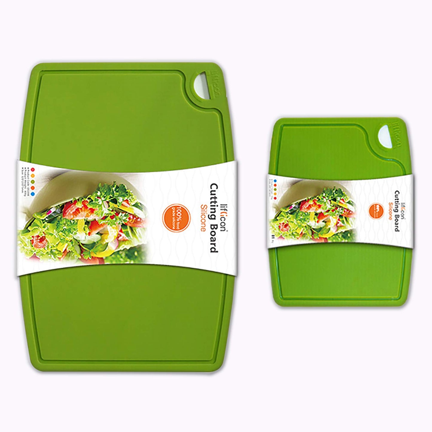Non-Toxic Food-Grade Silicone Cutting Board Set, 3-Piece – Liflicon