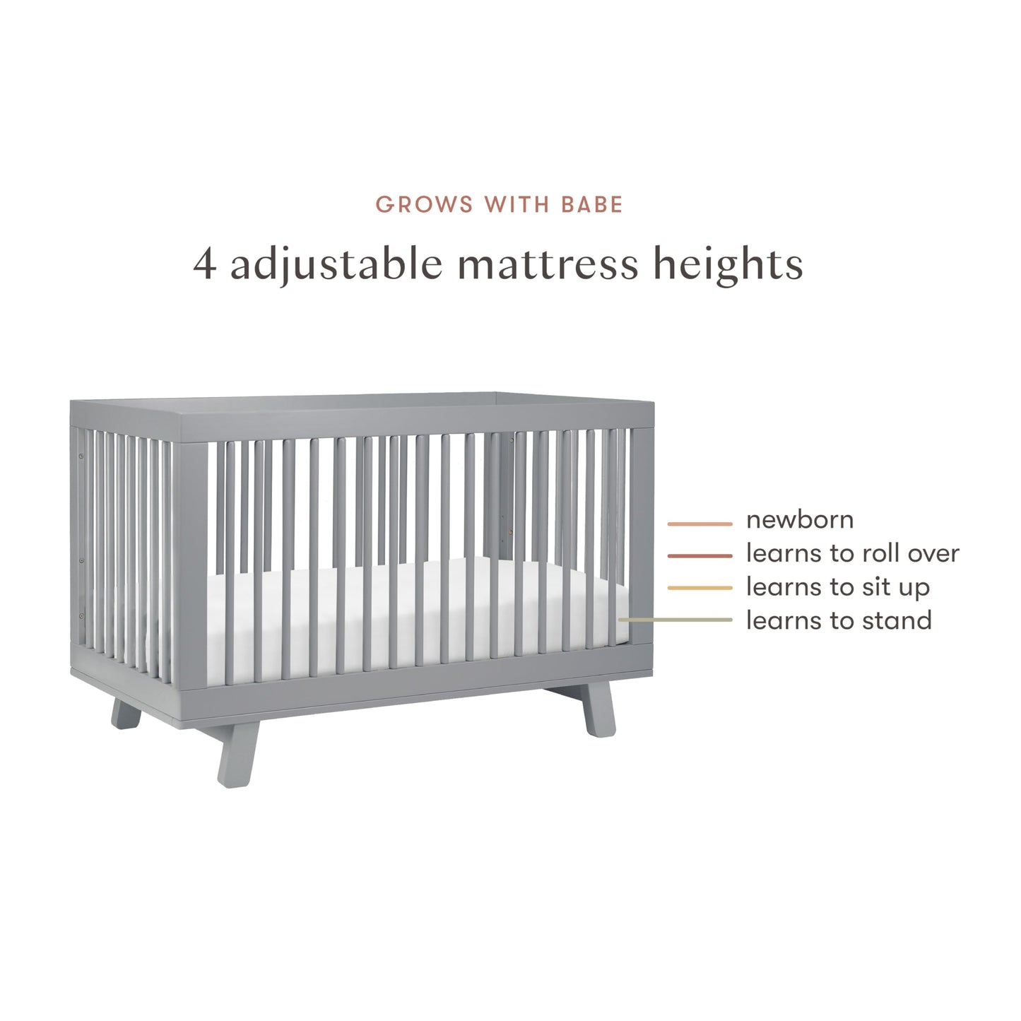 Babyletto Hudson 3-in-1 Crib: GREENGUARD Gold Purity