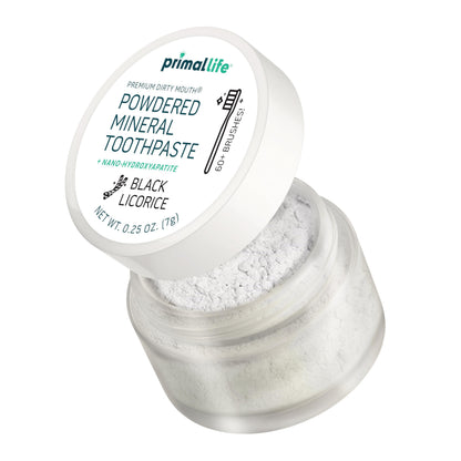 Fluoride-Free Remineralizing Tooth Powder, Bubblegum – Primal Life Organics