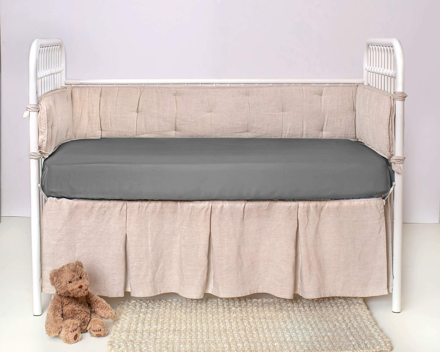 Pure Bamboo Organic Crib Sheet: 100% Viscose Cooling Purity