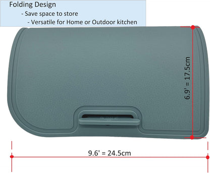 Non-Toxic Food-Grade Silicone Cutting Board, Foldable – Cozymomdeco