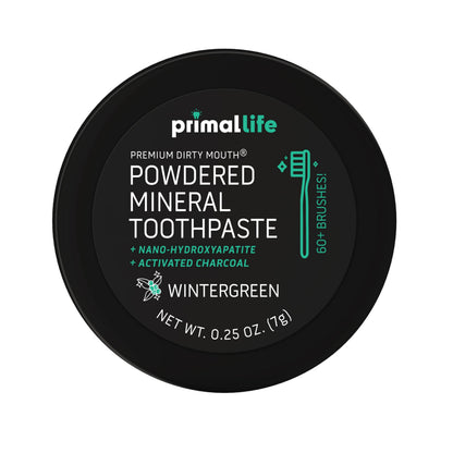 Fluoride-Free Remineralizing Tooth Powder, Bubblegum – Primal Life Organics