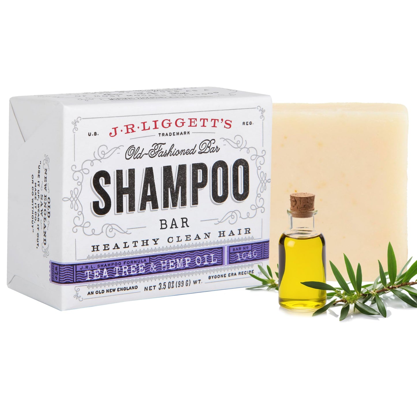 Plastic-Free, Sulfate-Free Shampoo Bar 3-Pack, Vegan – J.R. Liggett's