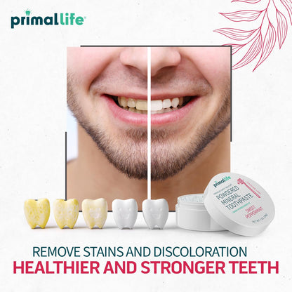 Fluoride-Free Remineralizing Tooth Powder, Bubblegum – Primal Life Organics