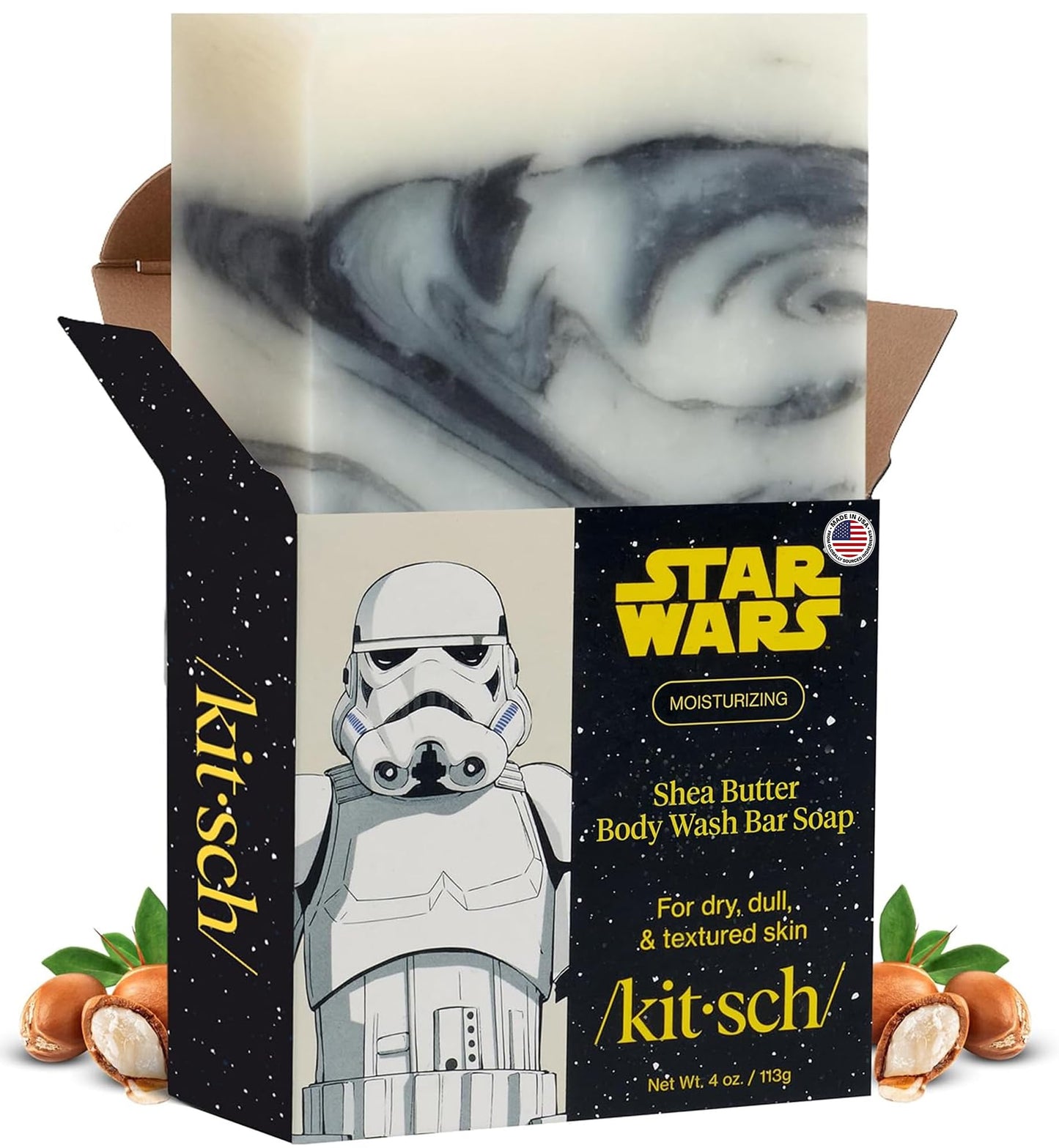 Plastic-Free Sugar Body Scrub Bar, Vegan & Leaping Bunny – Kitsch