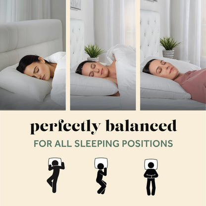 ComfyDown ComfyDream Pillow: 50/50 Luxury Down & Feather Blend