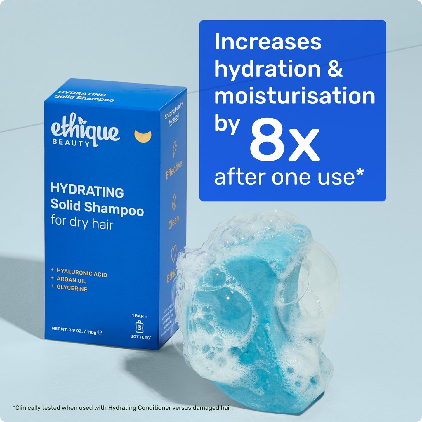 Plastic-Free Curl-Defining Shampoo Bar, pH-Balanced & Vegan – Ethique