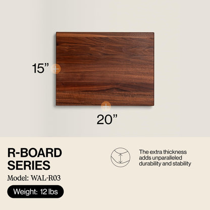 Non-Toxic Cherry Edge-Grain Cutting Board, NSF, USA – John Boos R-Board
