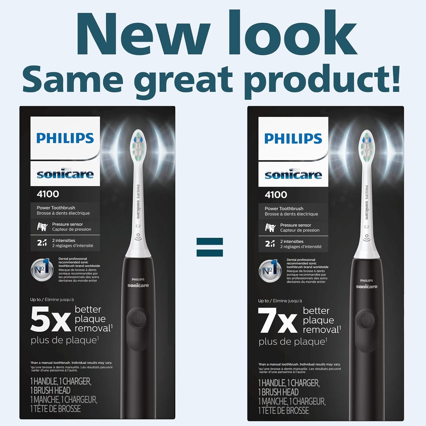 Rechargeable Sonic Toothbrush, Bamboo-Head Compatible – Philips Sonicare 4100