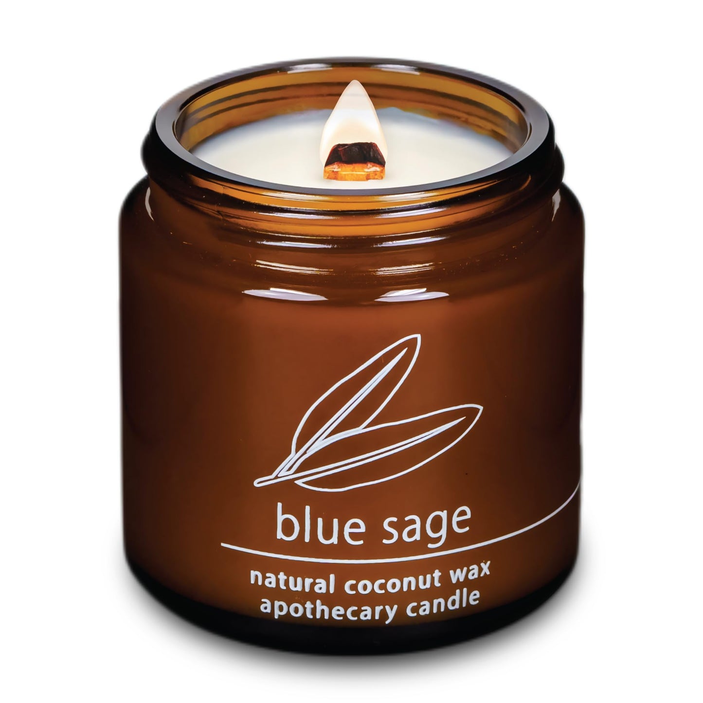 Non-Toxic Coconut Wax Candle: Signature Crackling Wood Wick, Phthalate-Free, 60-Hour Clean Burn