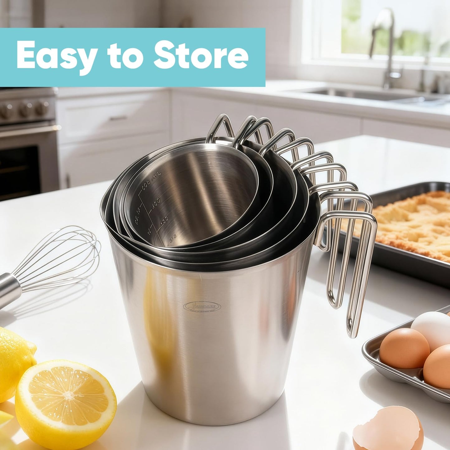 Microplastic-Free 304 Stainless Steel Measuring Cup – Newness