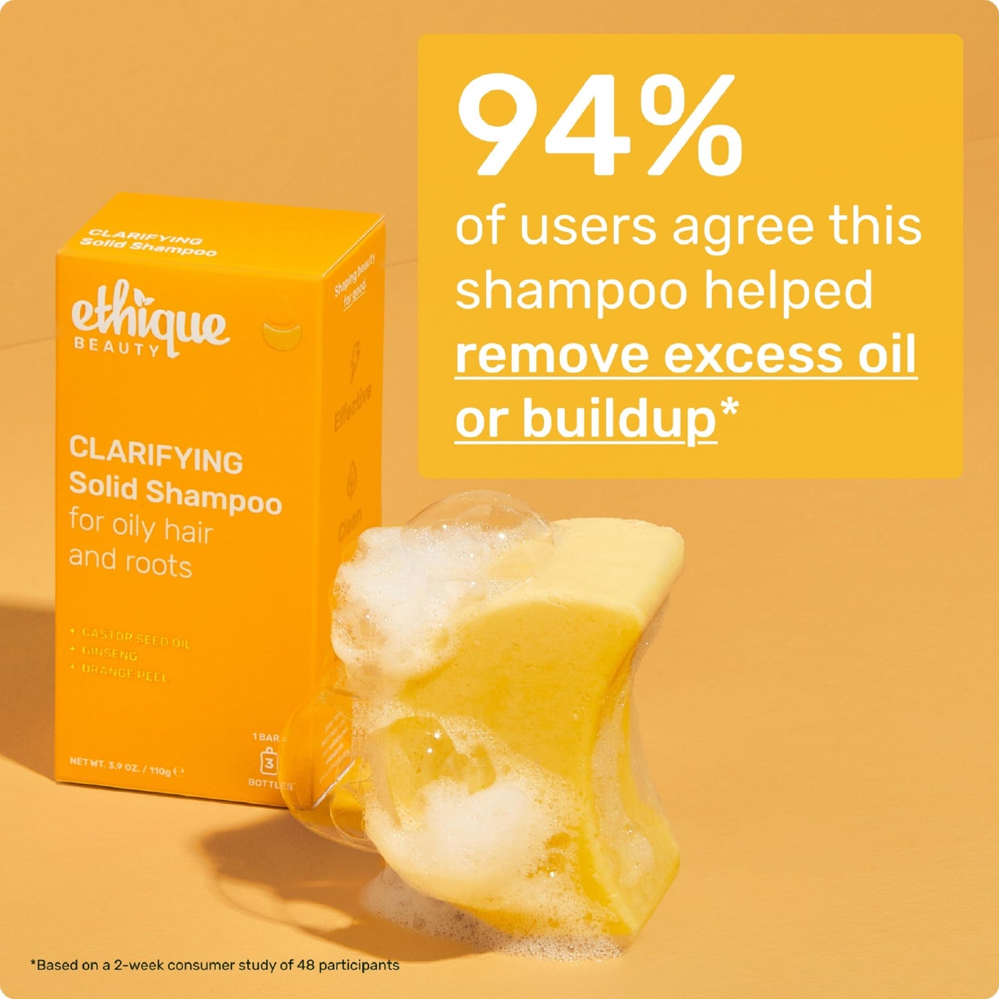 Plastic-Free Curl-Defining Shampoo Bar, pH-Balanced & Vegan – Ethique