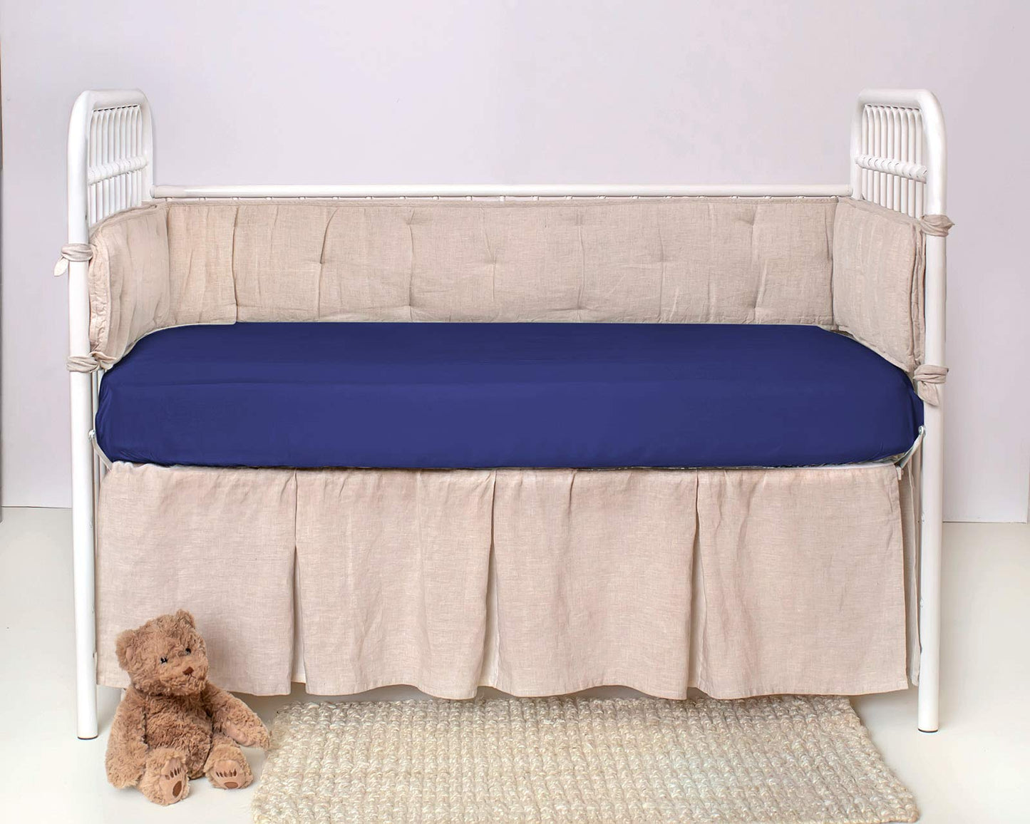 Pure Bamboo Organic Crib Sheet: 100% Viscose Cooling Purity