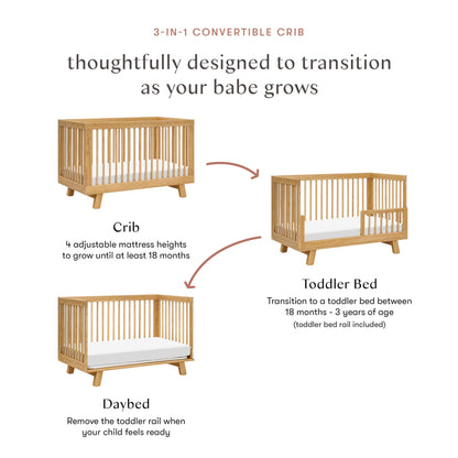 Babyletto Hudson 3-in-1 Crib: GREENGUARD Gold Purity
