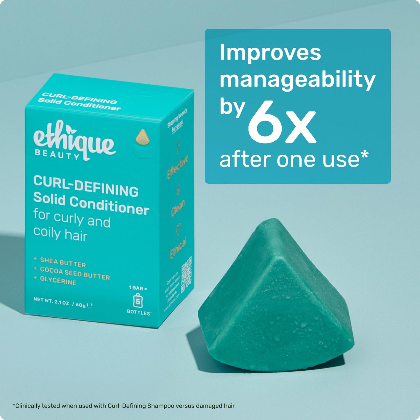 Plastic-Free Everyday Conditioner Bar with Vitamin C, Vegan – Ethique