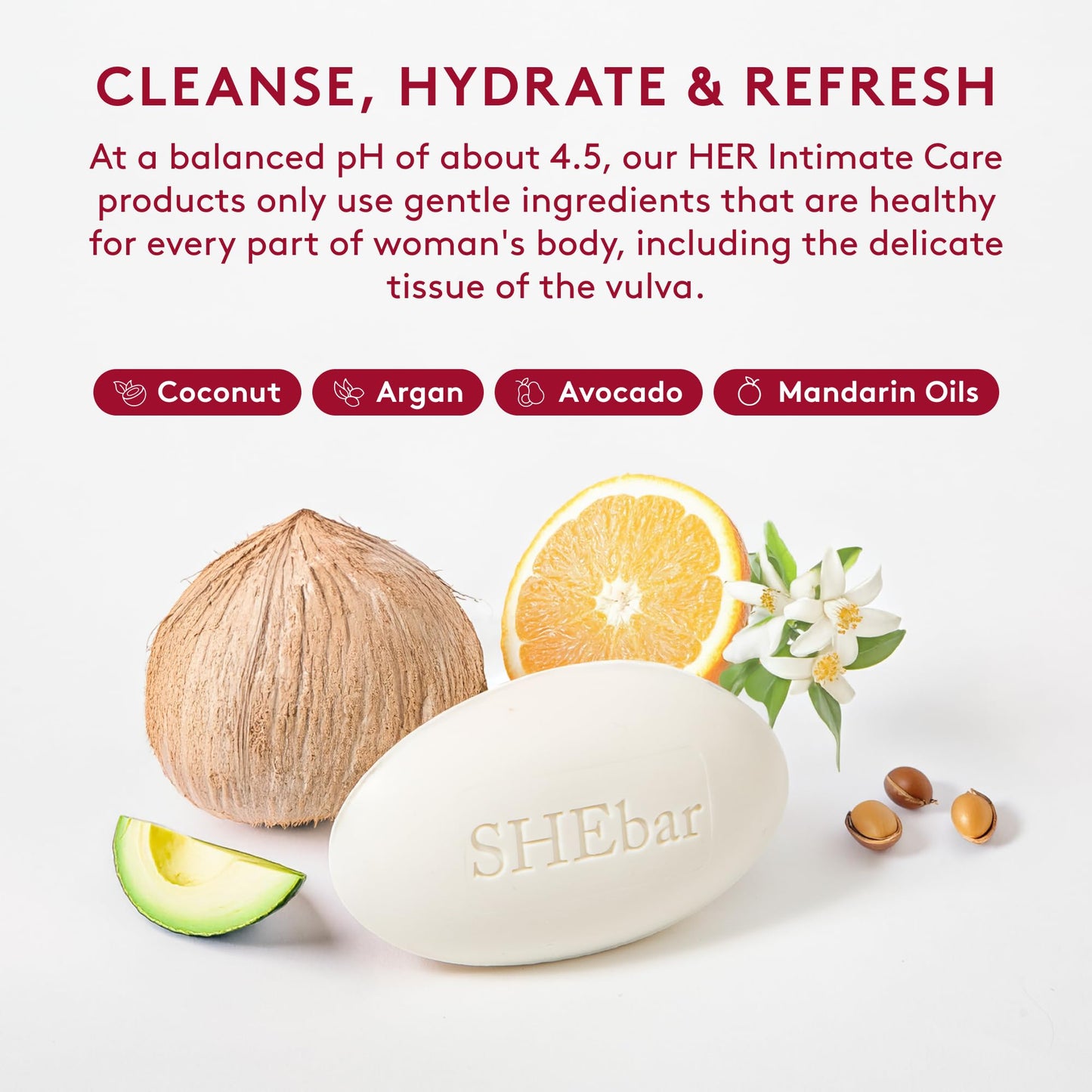 pH-Balanced Intimate Cleansing Bar, OB-GYN Developed – Joylux SHEbar