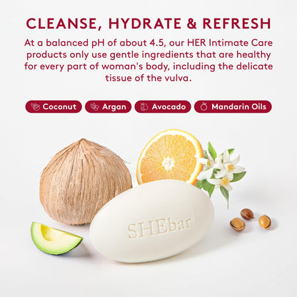 pH-Balanced Intimate Cleansing Bar, OB-GYN Developed – Joylux SHEbar