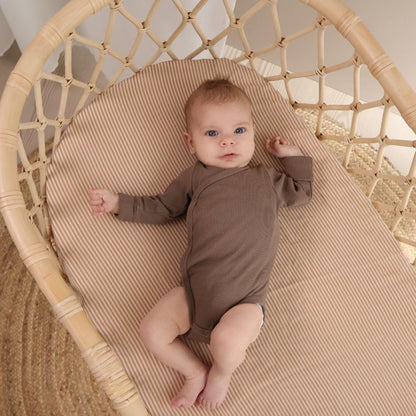 Huxie Organic Muslin Crib Sheet: 100% Cotton Purity