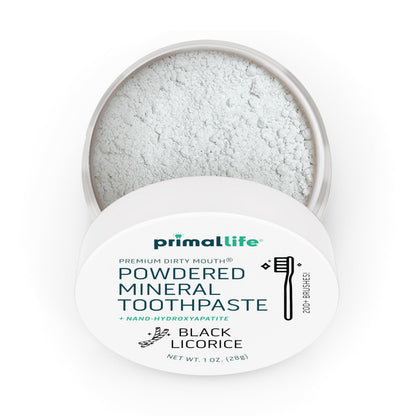 Fluoride-Free Remineralizing Tooth Powder, Bubblegum – Primal Life Organics