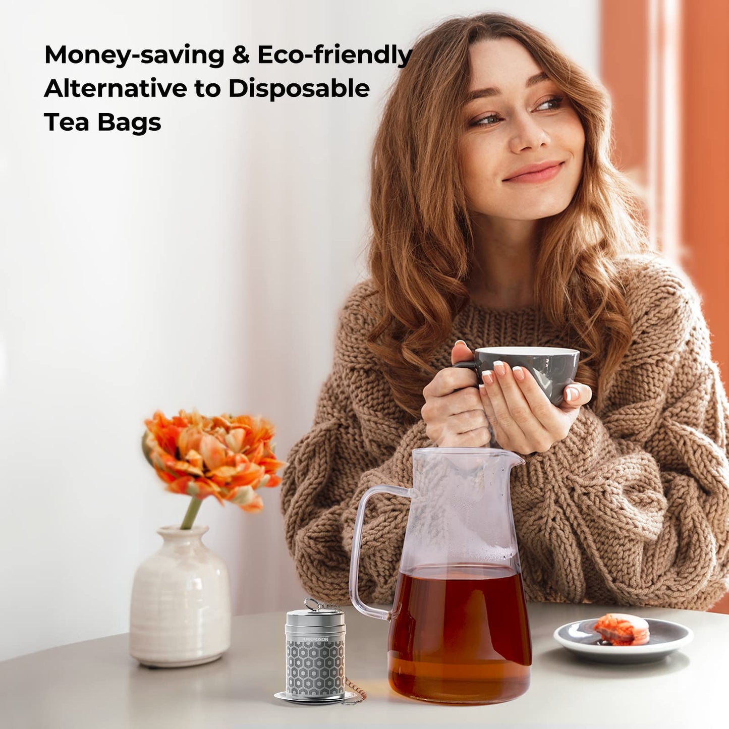 Microplastic-Free 304 Stainless Steel Tea & Spice Infuser – Reinmoson