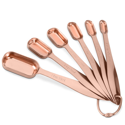 Microplastic-Free 18/8 Stainless Steel Measuring Cups & Spoons Set, 13-Piece