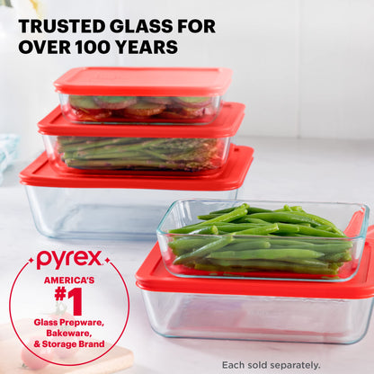 Pyrex Simply Store 11-Cup Glass Food Storage Container