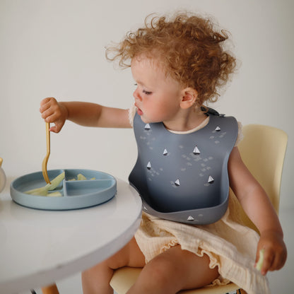 mushie 100% Food-Grade Silicone Divided Suction Plate