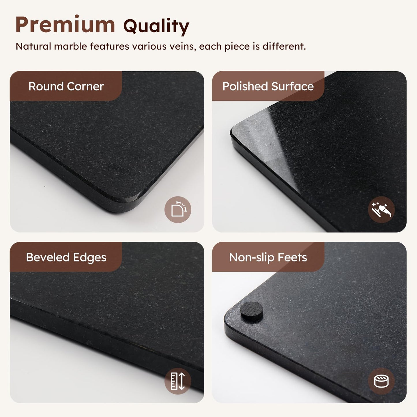 Non-Toxic Natural Granite Cutting & Pastry Board – Diflart