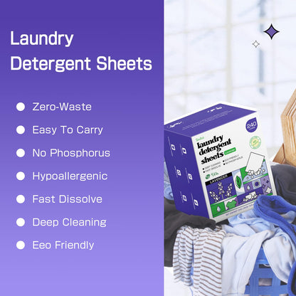 Soulink Laundry Sheets: Plant-Based Unscented 240 Loads