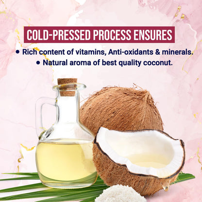Parachute Naturalz Organic Virgin Coconut Oil: Cold Pressed & Unrefined