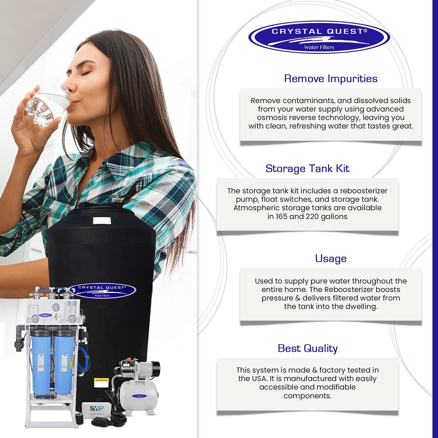 Whole-House Multimedia Filter, Chlorine, Chloramine & VOCs – Crystal Quest