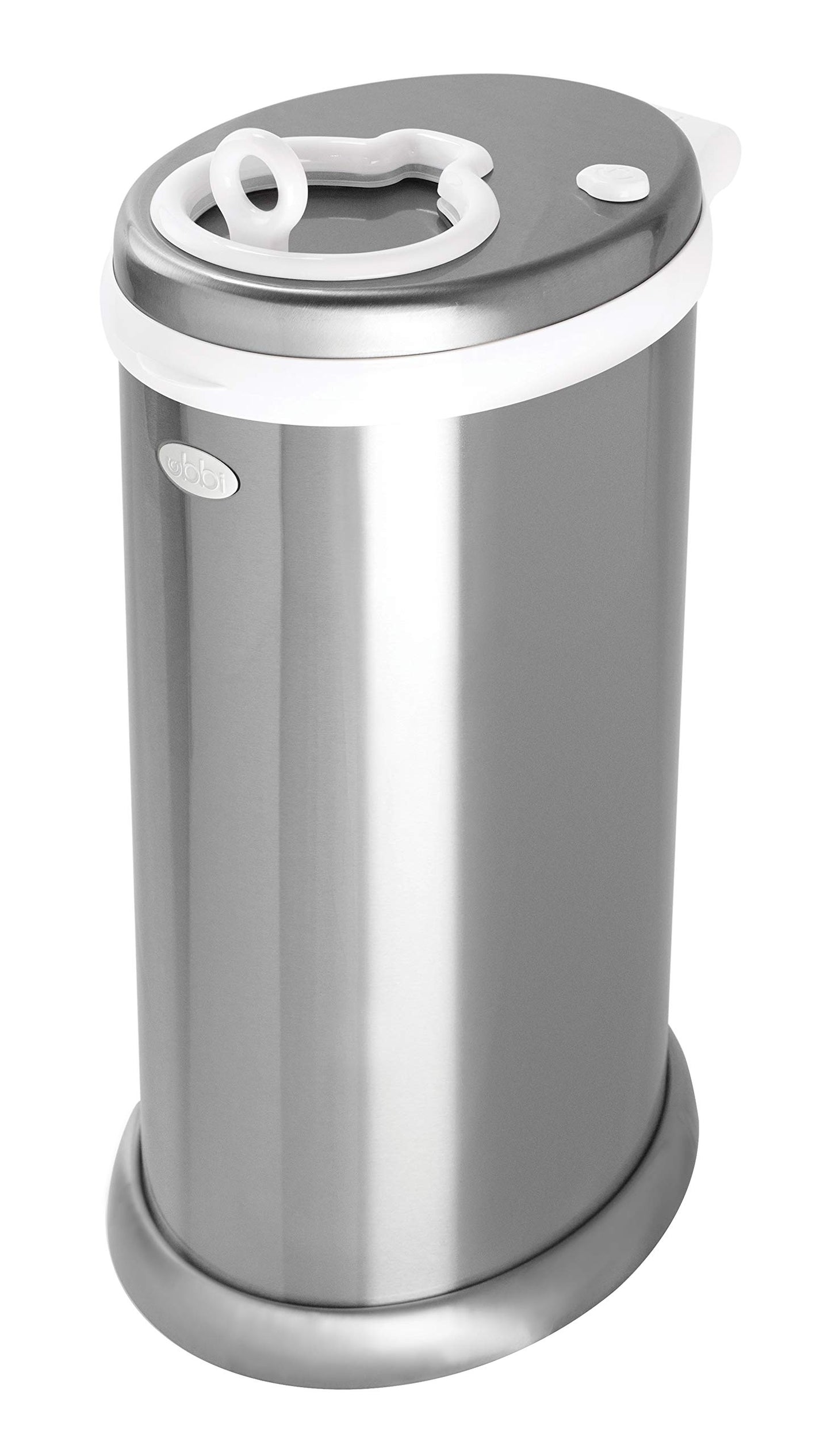 Ubbi Steel Diaper Pail: Powder-Coated Odor-Locking Bin