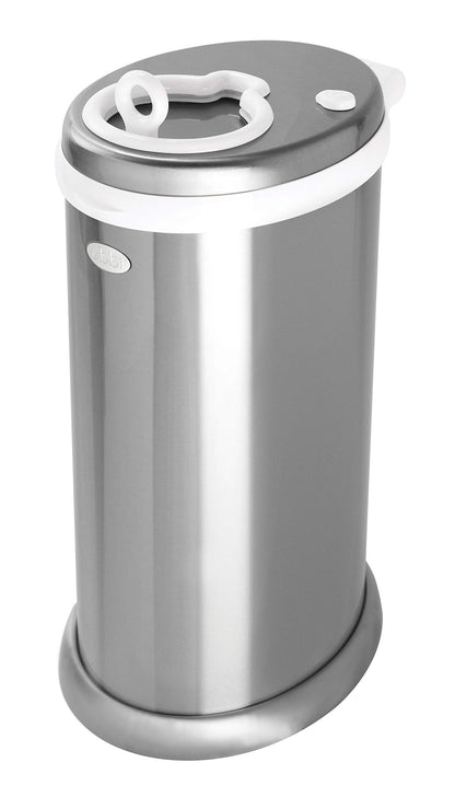 Ubbi Steel Diaper Pail: Powder-Coated Odor-Locking Bin