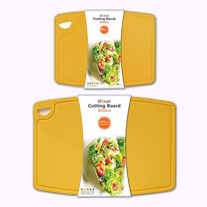 Non-Toxic Food-Grade Silicone Cutting Board Set, 3-Piece – Liflicon