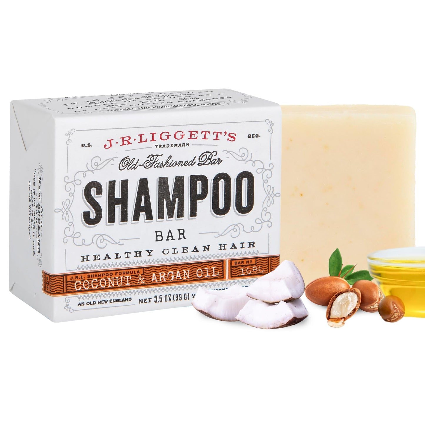 Plastic-Free, Sulfate-Free Shampoo Bar 3-Pack, Vegan – J.R. Liggett's