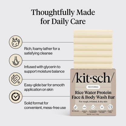 Plastic-Free Sugar Body Scrub Bar, Vegan & Leaping Bunny – Kitsch