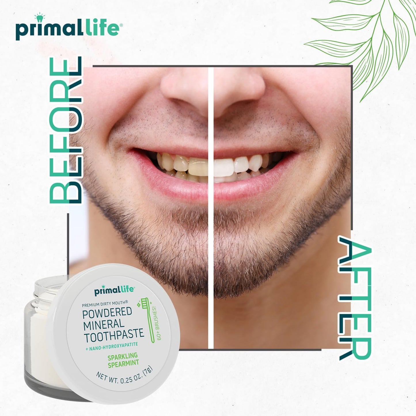 Fluoride-Free Remineralizing Tooth Powder, Bubblegum – Primal Life Organics