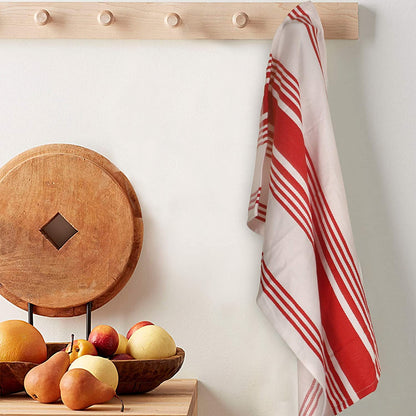 Microplastic-Free Kitchen: Urban Villa Cotton Dish Towels 6-Pack Non-Toxic