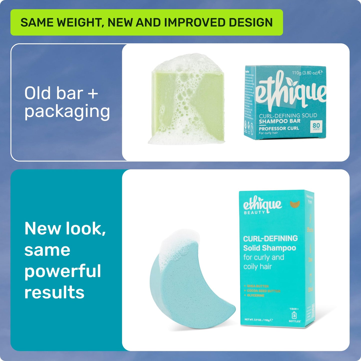 Plastic-Free Curl-Defining Shampoo Bar, pH-Balanced & Vegan – Ethique