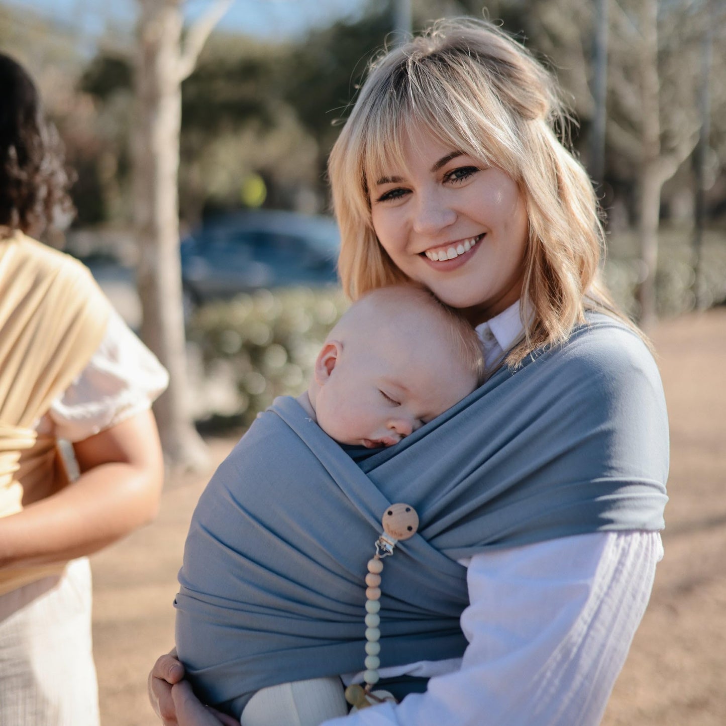 Non-Toxic Baby & Kids: Mushie Organic Cotton Baby Wrap Carrier