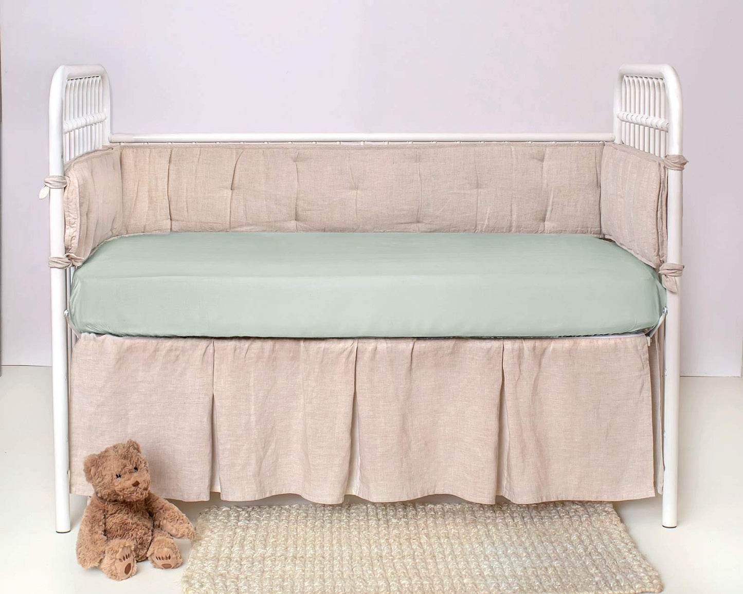 Pure Bamboo Organic Crib Sheet: 100% Viscose Cooling Purity