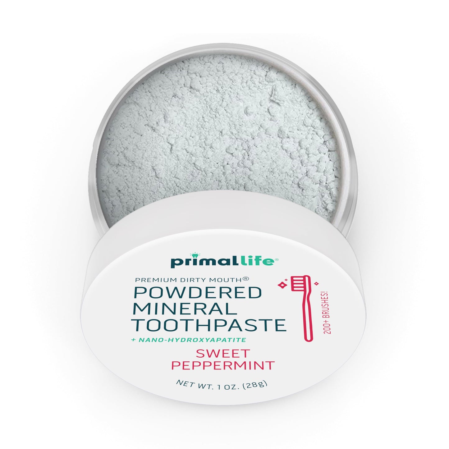 Fluoride-Free Remineralizing Tooth Powder, Bubblegum – Primal Life Organics